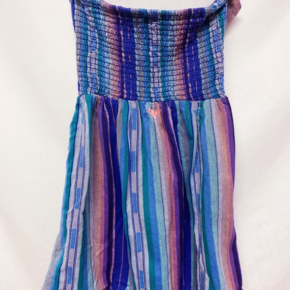 ROXY Striped strapless mini dress - Picture 9 of 15